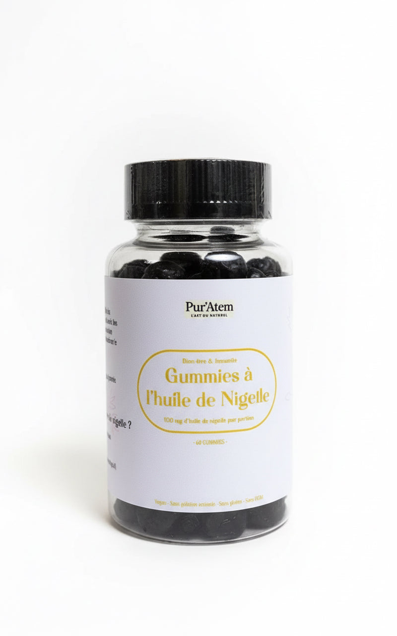 Gummies à l'huile de nigelle Pureatem